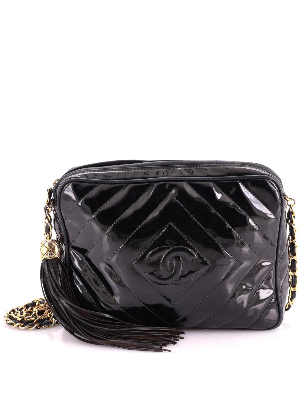 Chanel Vintage Diamond Cc Camera Bag #374881C21B